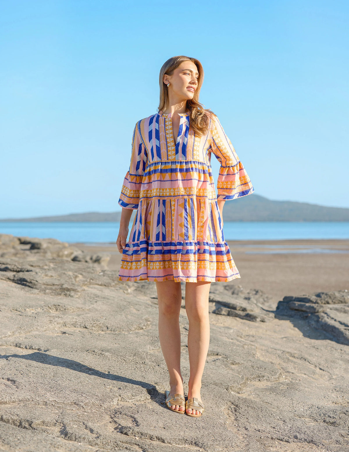 Stella + Gemma | Seychelles Dress - Yellow Diamond