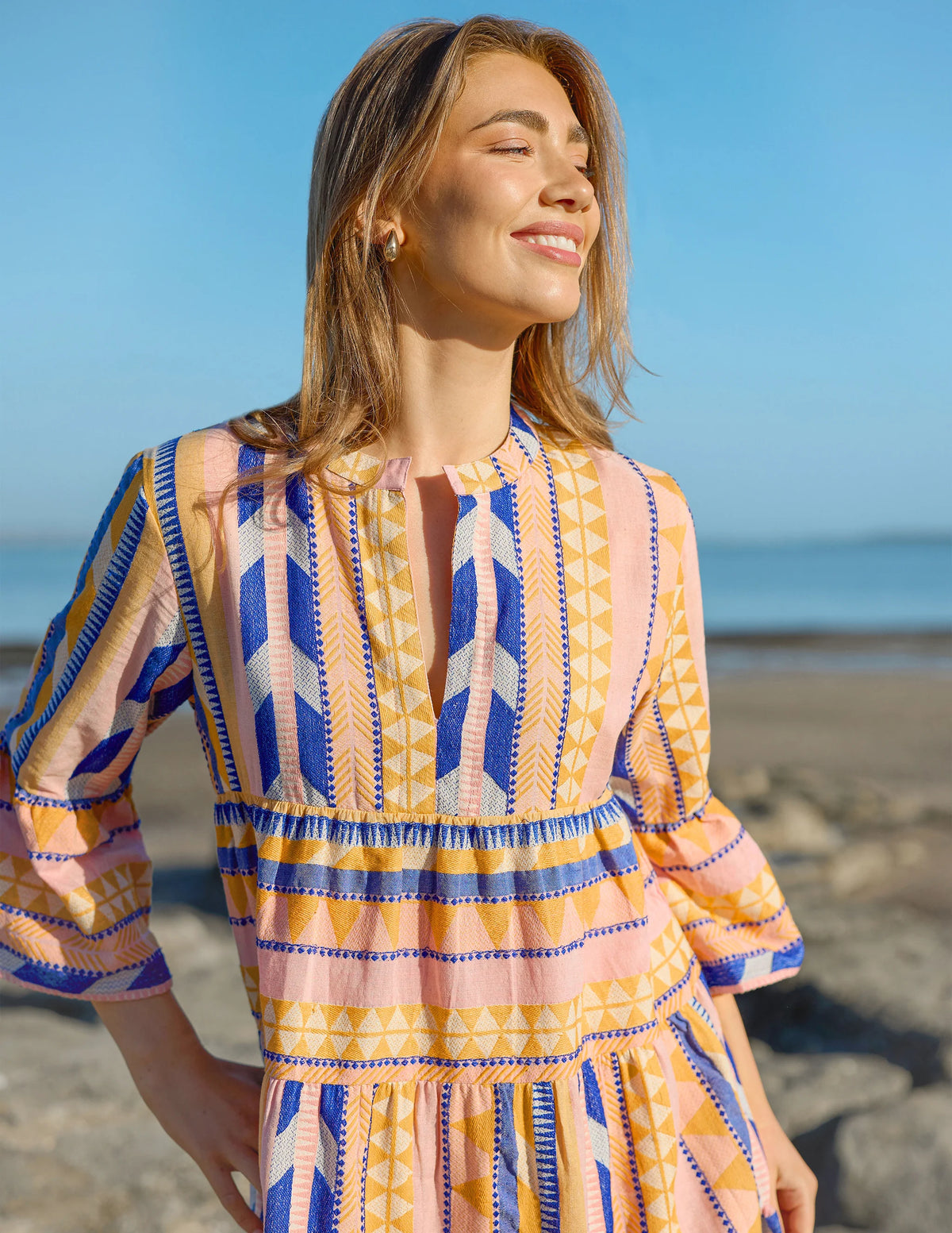 Stella + Gemma | Seychelles Dress - Yellow Diamond