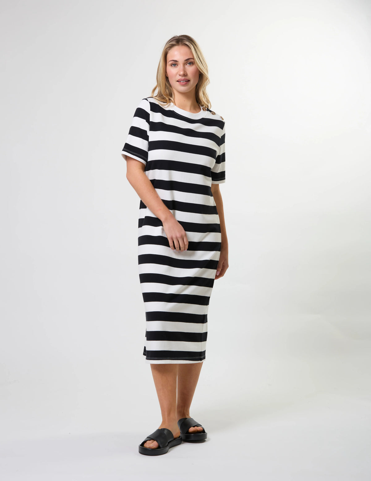 Stella + Gemma | Sandy Dress - Black Stripe