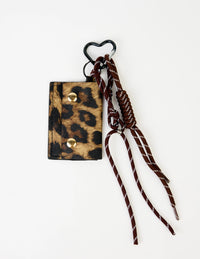 Stella + Gemma | Keychain Rope and Pouch - Leopard