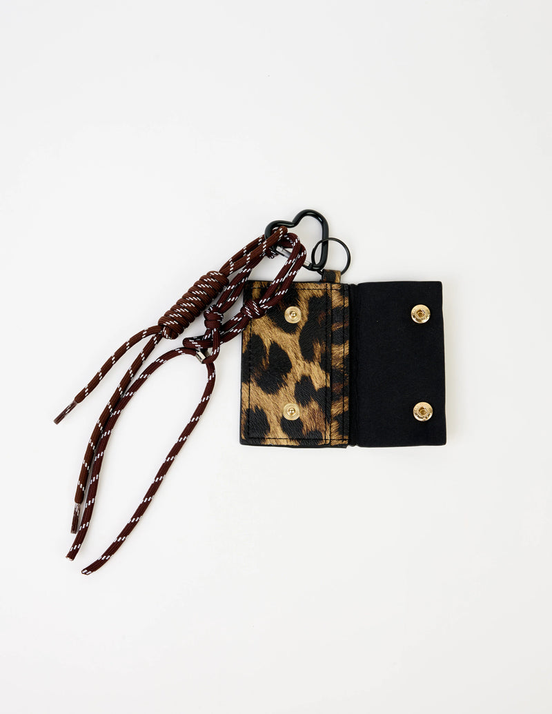 Stella + Gemma | Keychain Rope and Pouch - Leopard