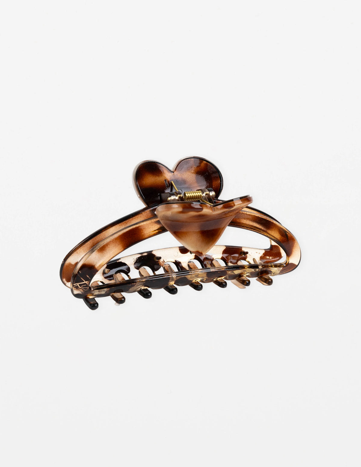 Stella + Gemma | Hair Claw Oval Heart - Tort