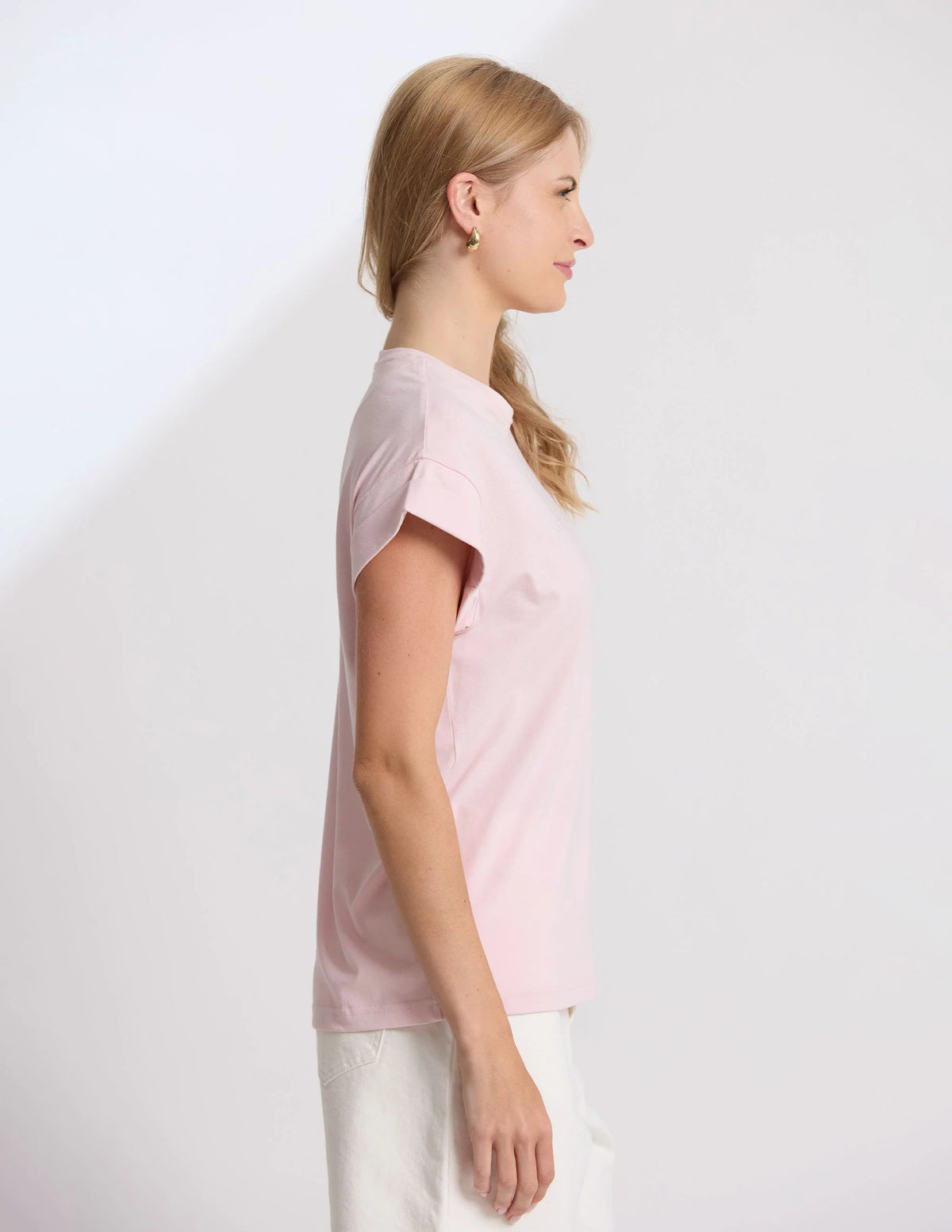 Stella + Gemma | Cuff Tee - Pink Tulle