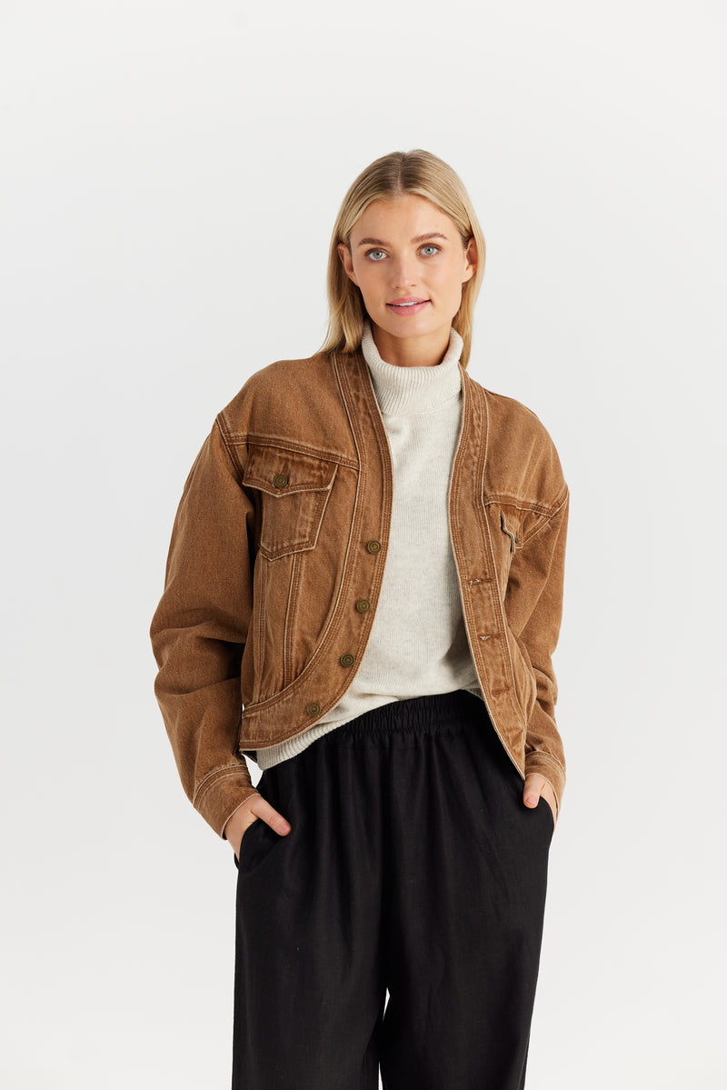 Shanty | Milano Jacket - Chestnut