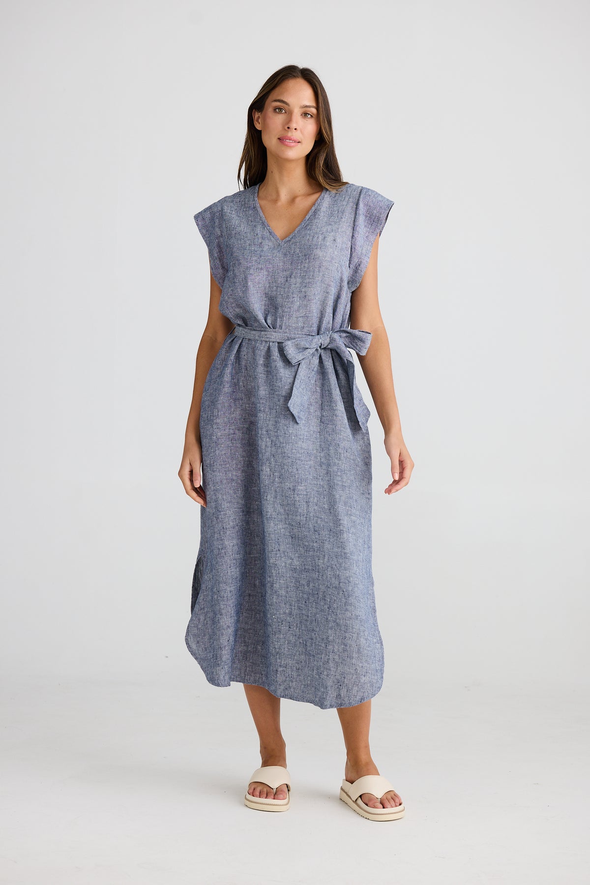 Shanty | Sebou Dress - Navy Fleck