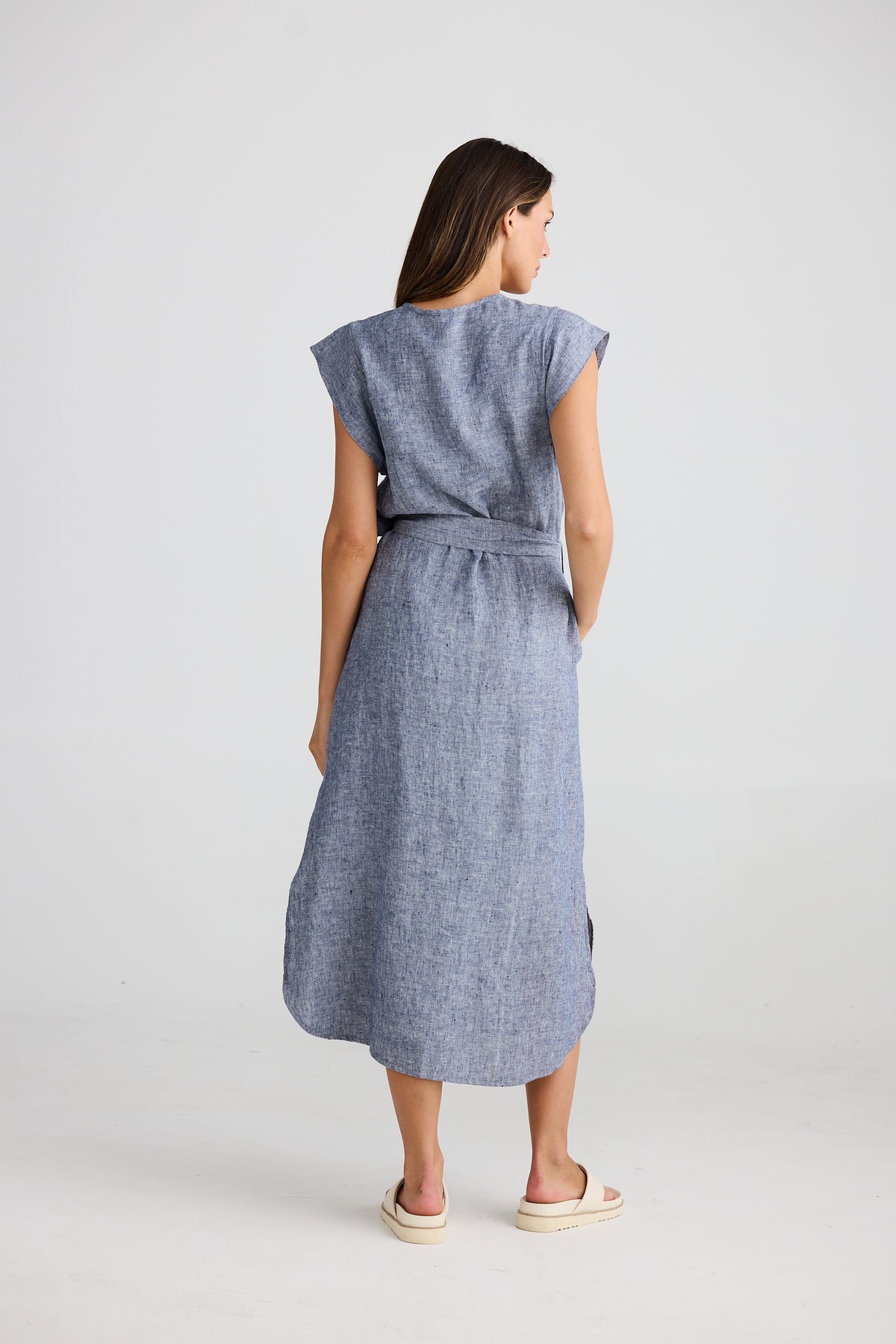 Shanty | Sebou Dress - Navy Fleck