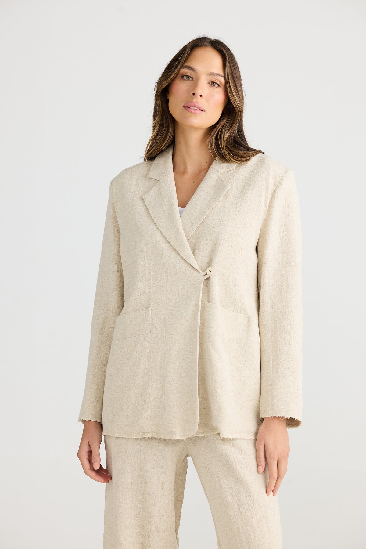 Shanty | The Edit Blazer - Natural Jaquard