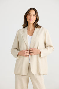 Shanty | The Edit Blazer - Natural Jaquard