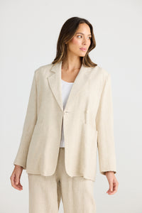 Shanty | The Edit Blazer - Natural Jaquard