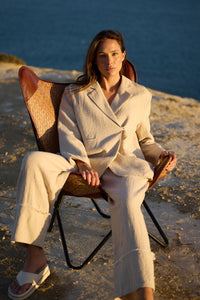 Shanty | The Edit Blazer - Natural Jaquard