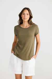 Shanty | Monza Tee - Olive