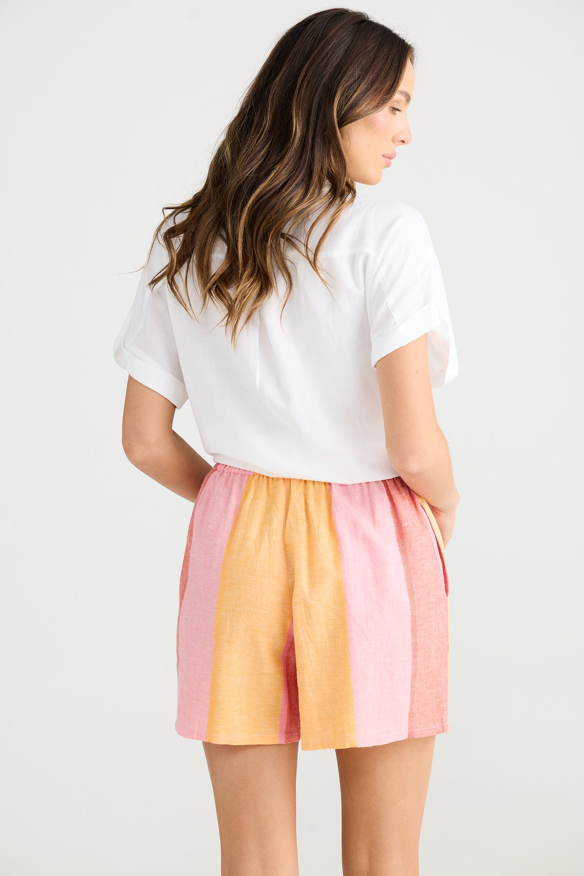 Shanty | Capri Shorts - Lisbon Stripe