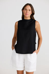 Shanty | Adel Top - Black Linen