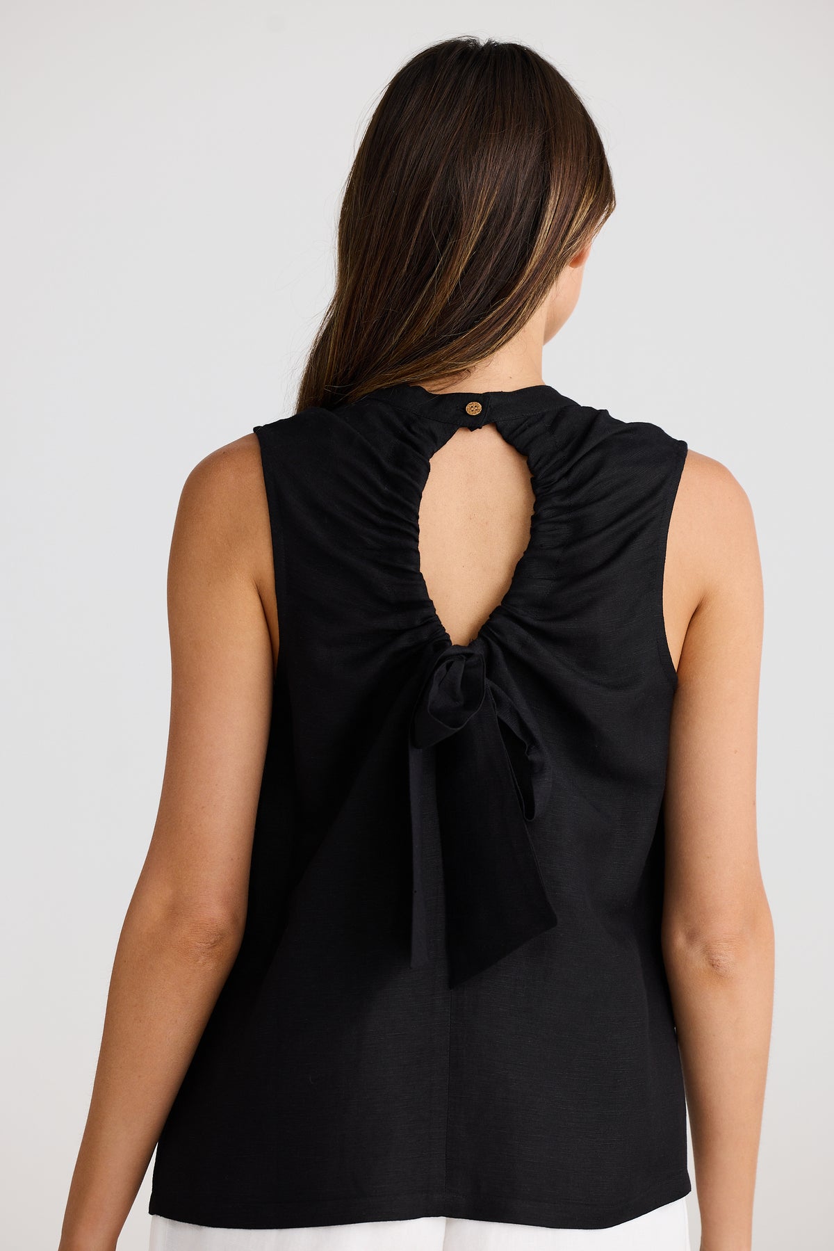 Shanty | Adel Top - Black Linen