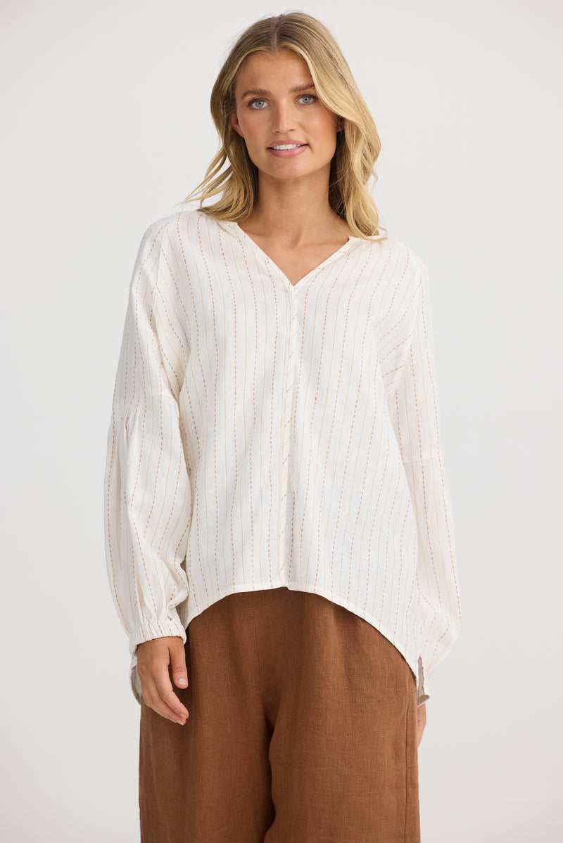 Shanty | Salerno Top - Ecuador Stripe
