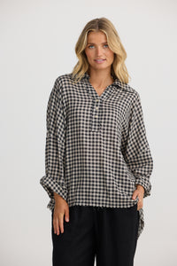 Shanty | Amar Shirt - Natural/Black Check