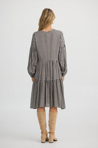 Shanty | Isabella Dress - Natural/Black Check