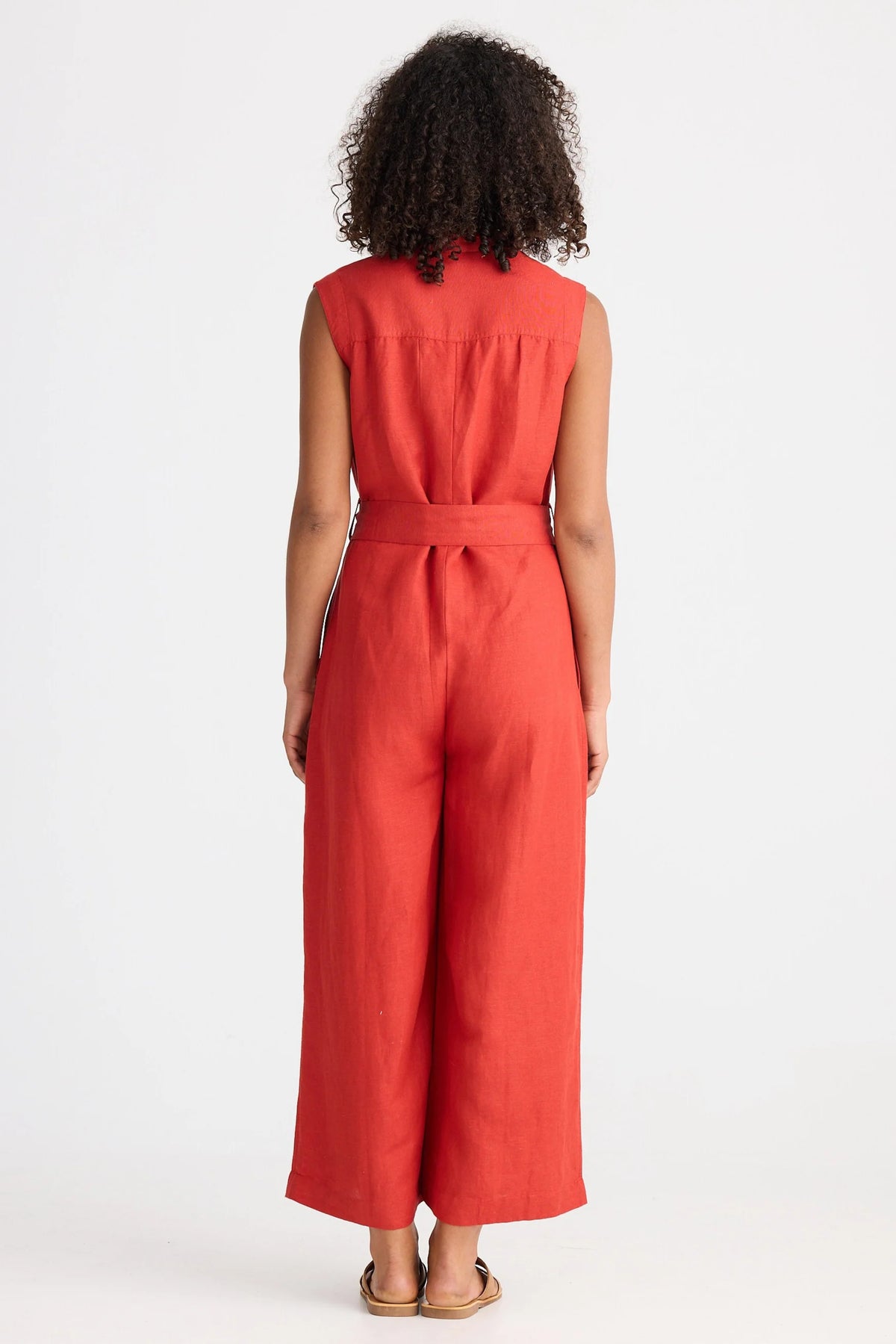 Shanty | Isola Jumpsuit - Cherry Linen Blend