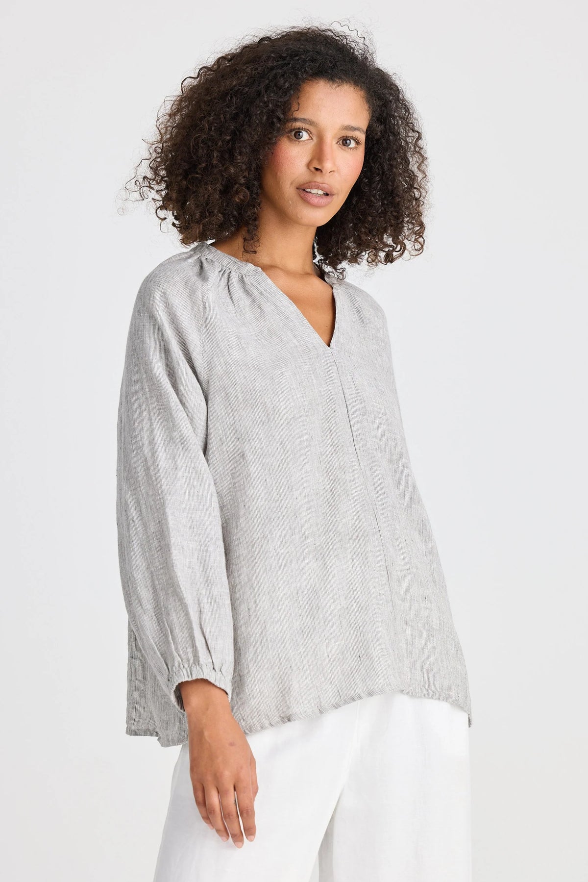 Shanty | Ria Top - Charcoal Fleck