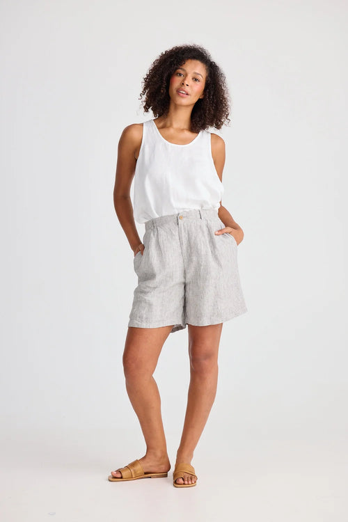 Shanty | Manadalay Short - Charcoal Fleck