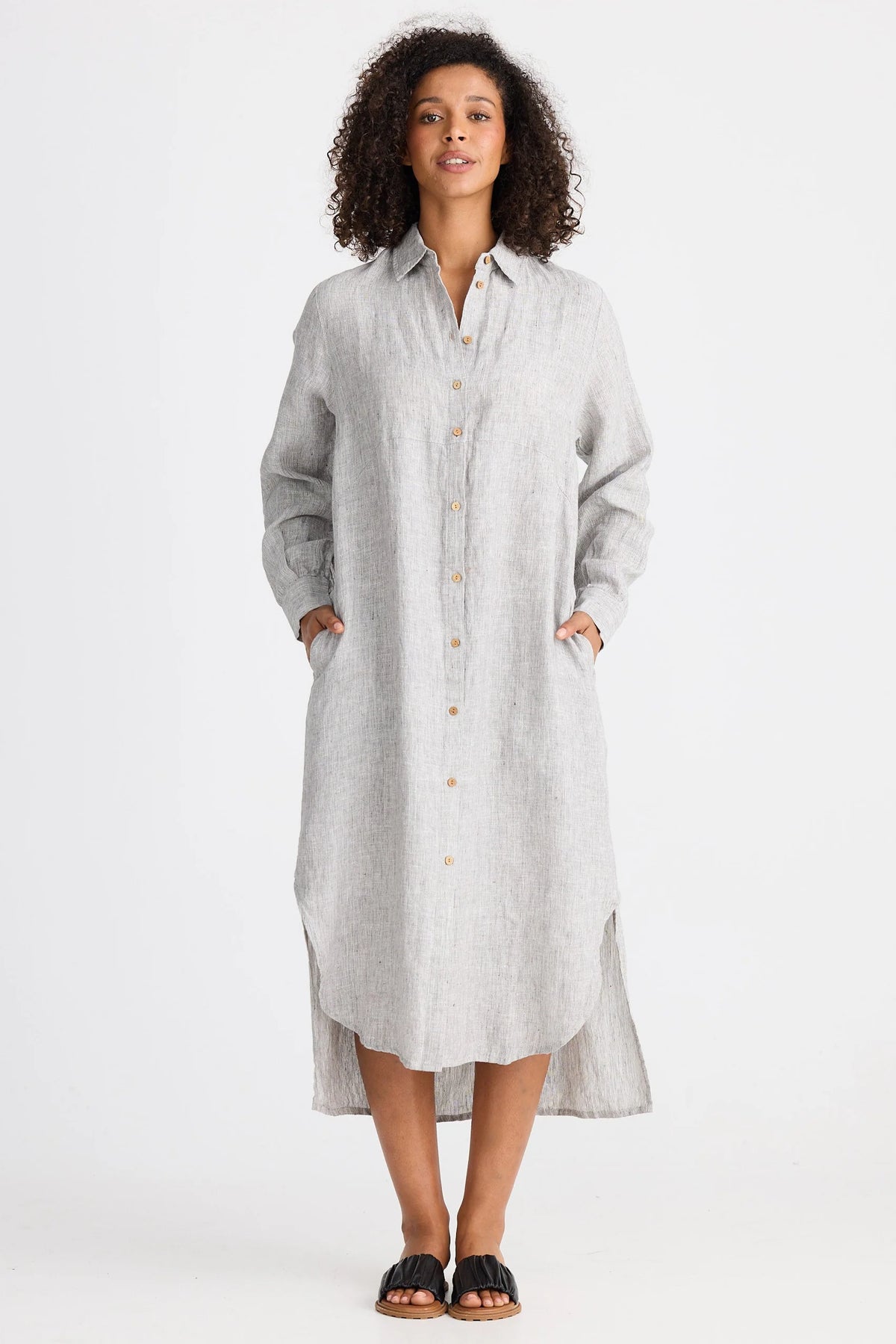 Shanty | Castro Overshirt - Charcoal Fleck