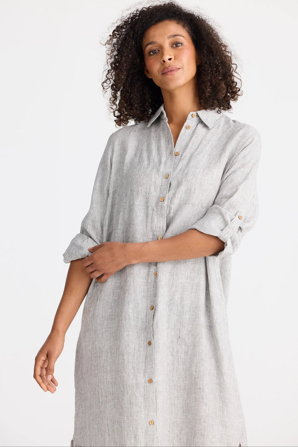 Shanty | Castro Overshirt - Charcoal Fleck