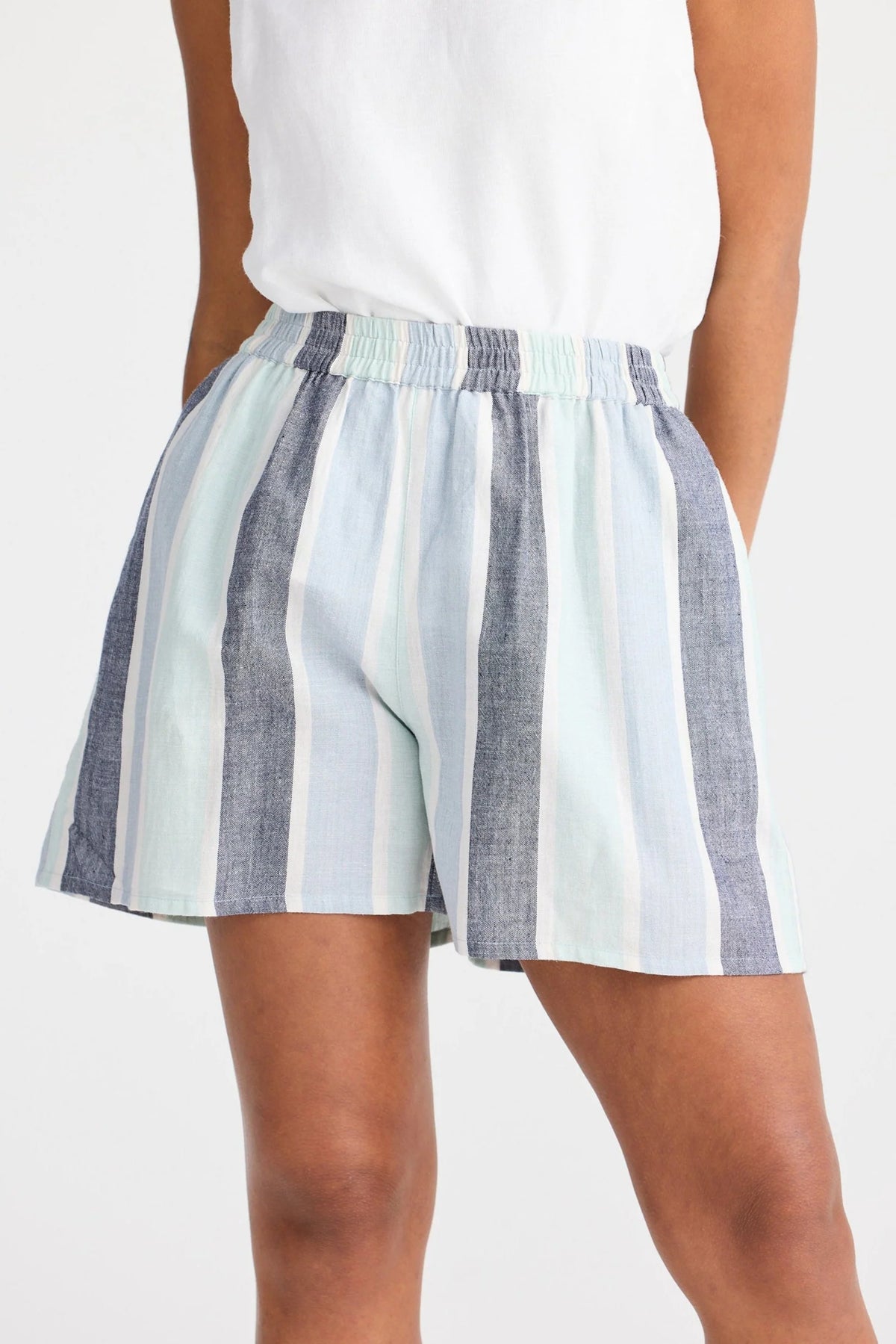 Shanty | Capri Shorts - Tulip Stripe