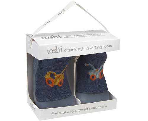 Toshi | Hybrid Walking Socks Jacquard Earthmover