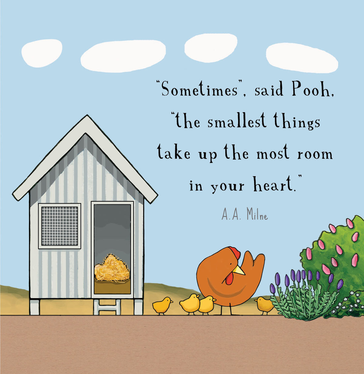 The Smallest Things Square Card