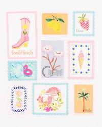 Bebe | Summer Vacay Holiday Stamp Tee