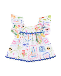 Bebe | Summer Vacay Ric Rac Top