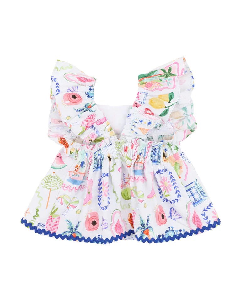 Bebe | Summer Vacay Blue Stripe Bloomers