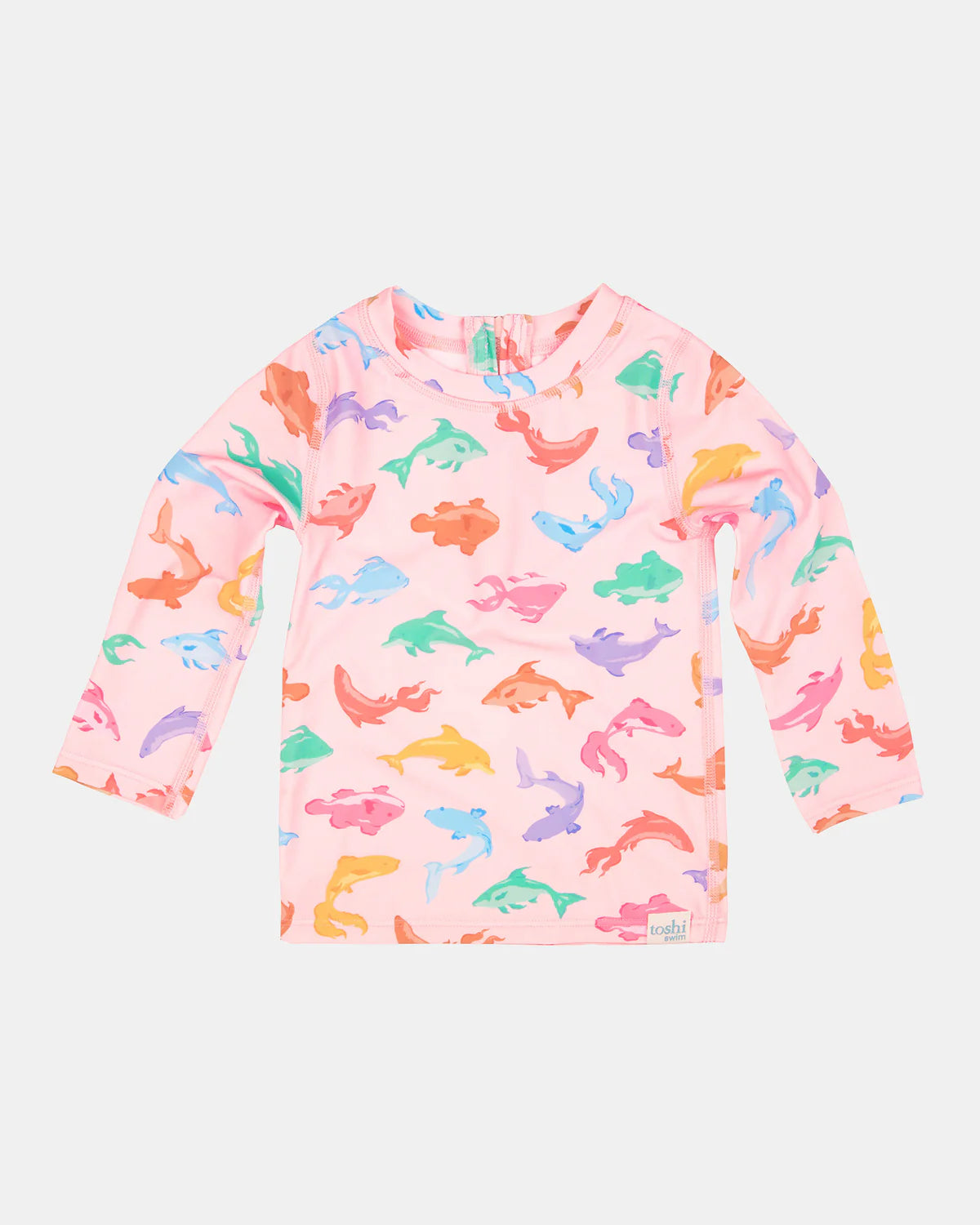 Toshi | Dishy Fishy Long-Sleeve Baby Swim Rashie