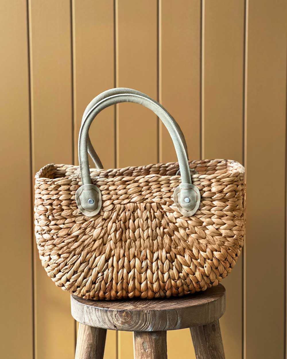 Robert Gordon | Sage Suede Harvest Basket (Small or Large)