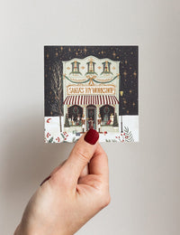 "SANTAS TOY WORKSHOP" SMALL CHRISTMAS CARD
