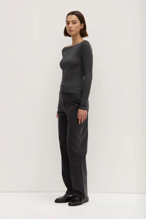 Assembly Label | Shannon Wool Bateau Long Sleeve Top