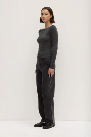 Assembly Label | Shannon Wool Bateau Long Sleeve Top