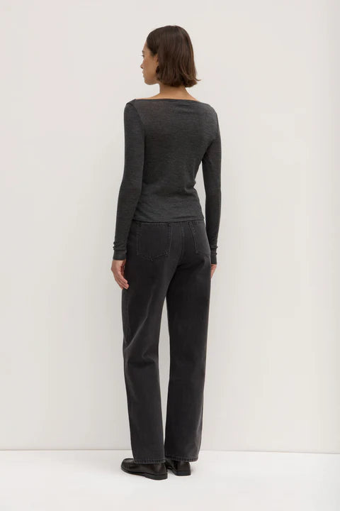 Assembly Label | Shannon Wool Bateau Long Sleeve Top