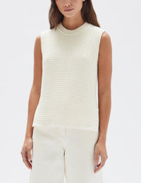 Assembly Label | Sienna Knit Tank Cream