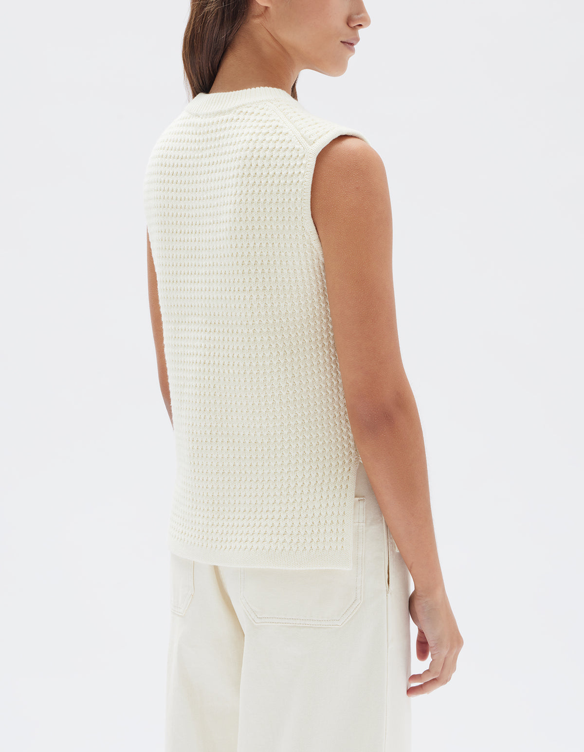 Assembly Label | Sienna Knit Tank Cream