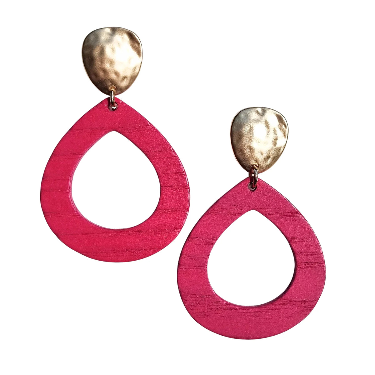 Zoda| Stacey Wood Teardrop Earring