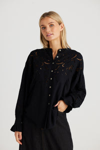 Talisman | Balmoral Shirt - Black