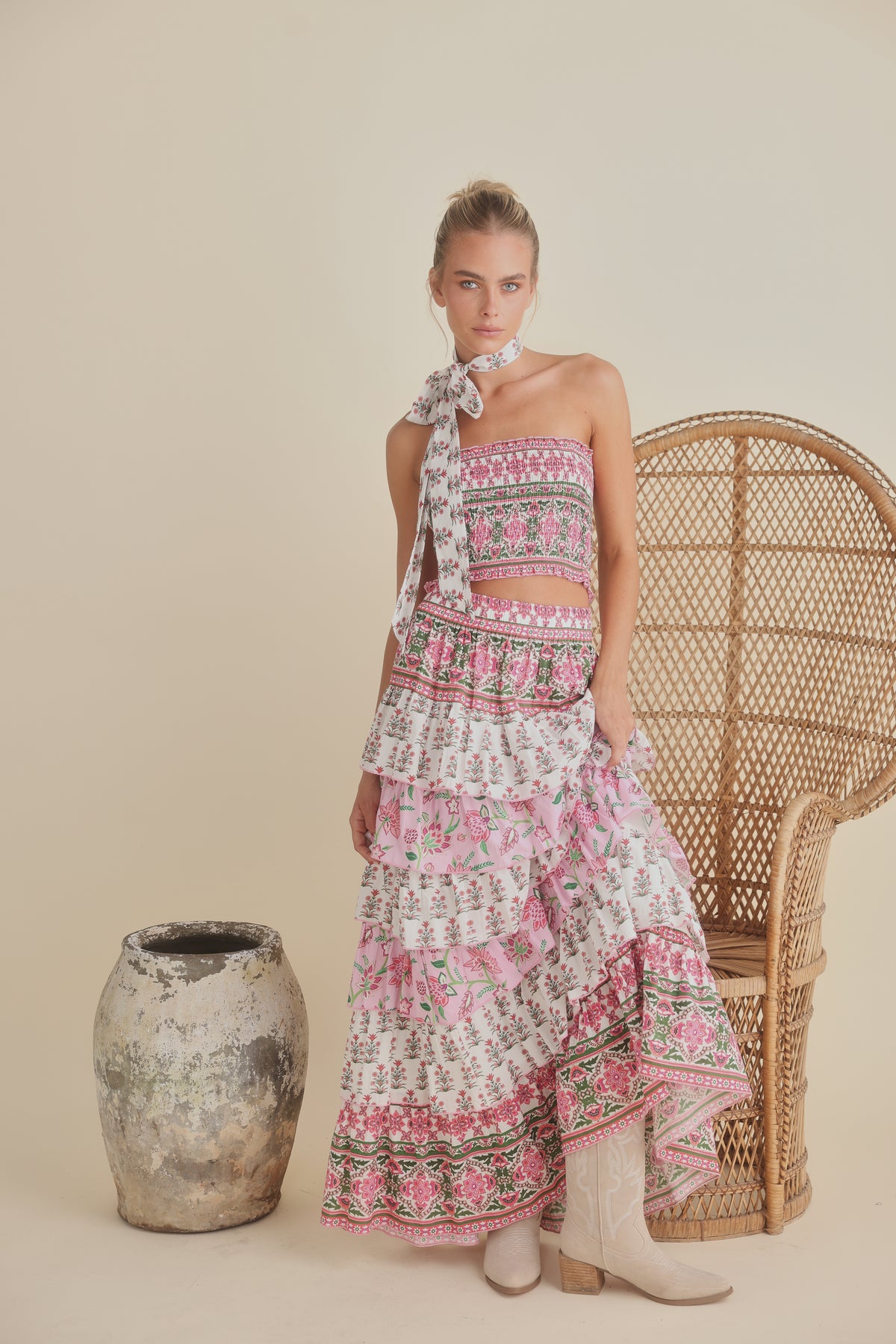 Talisman | Paloma Skirt - Strawberry Fields