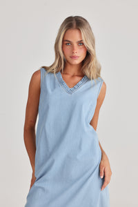 Talisman | Vera Light Denim Dress