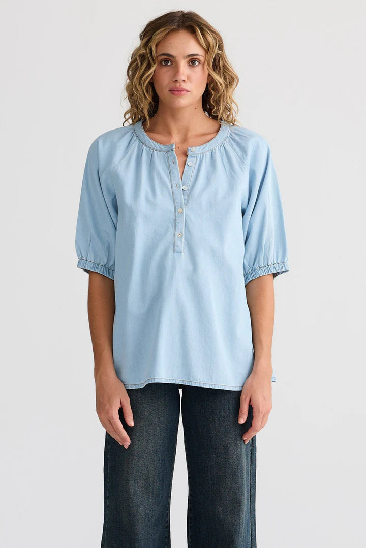 Talisman | Rodeo Top - Light Denim
