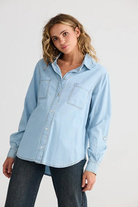 Talisman | Whiplash Shirt - Light Denim