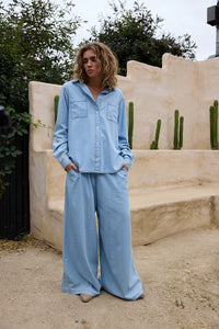 Talisman | Whiplash Shirt - Light Denim