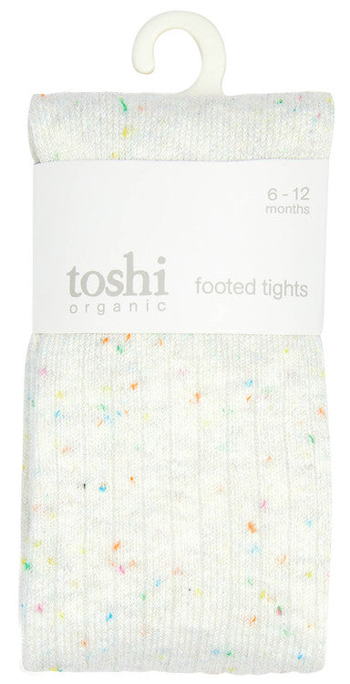 Toshi | Footed Tights Snowflake