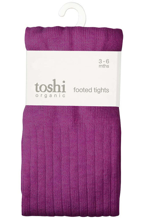 Toshi | Footed Tights Violet