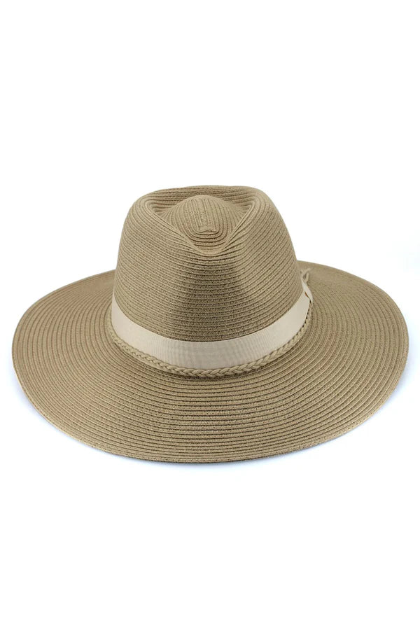 Bahama Flexibraid Fedora - Latte
